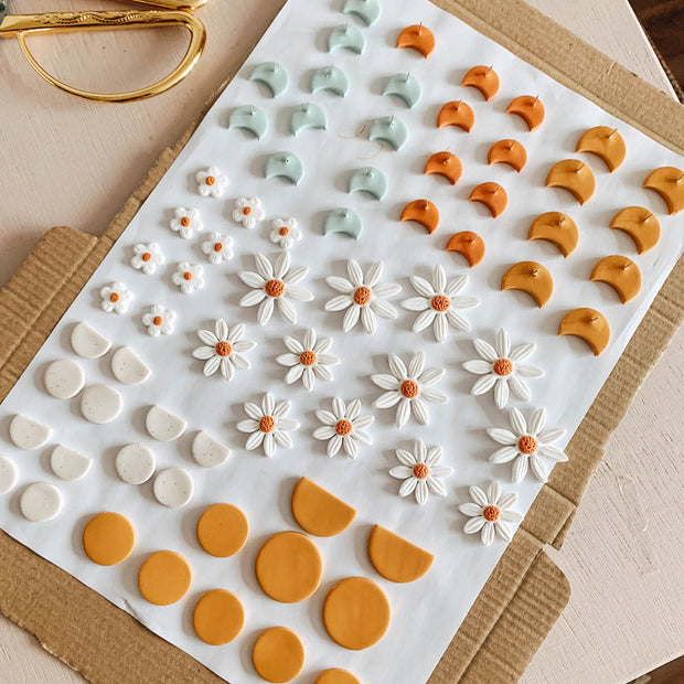 Oven bake 2025 clay earrings