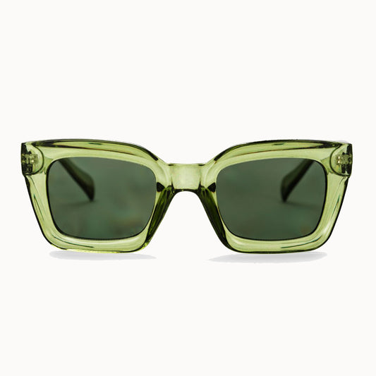 Anna Sunglasses in Green 100% Recycled Plastic