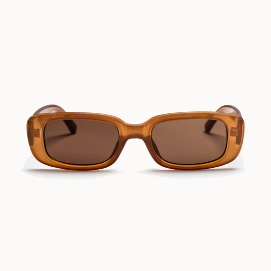 Nicole Sunglasses in Mustard 100% Recycled Plastic