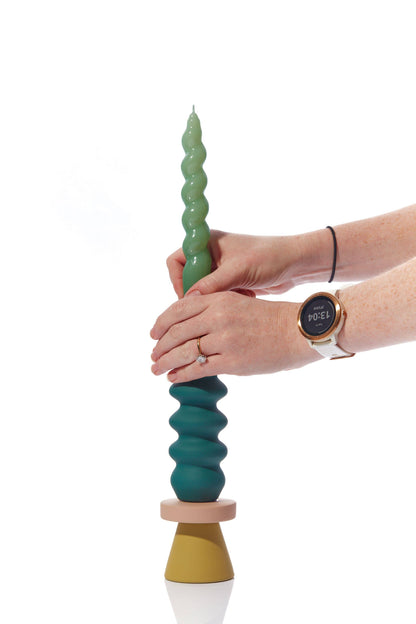 Stacks – Forest Tall Candlestick