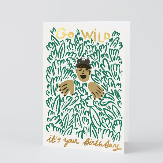 Go Wild Birthday Greetings Card