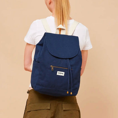 Eliot Backpack in Navy - Ethically Manufactured Bag