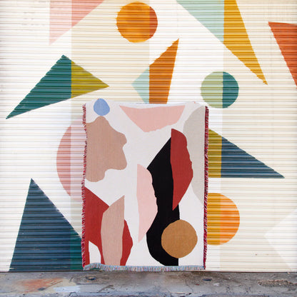 Hynes Throw Blanket Wall Hanging by Slowdown Studio
