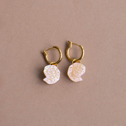 Shell Hoop Earrings