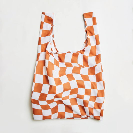Reusable Bag - Recycled in Peanut Butter Checks