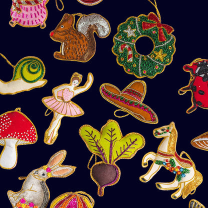 Beetroot Tree Decoration (Virgin Plastic Free)