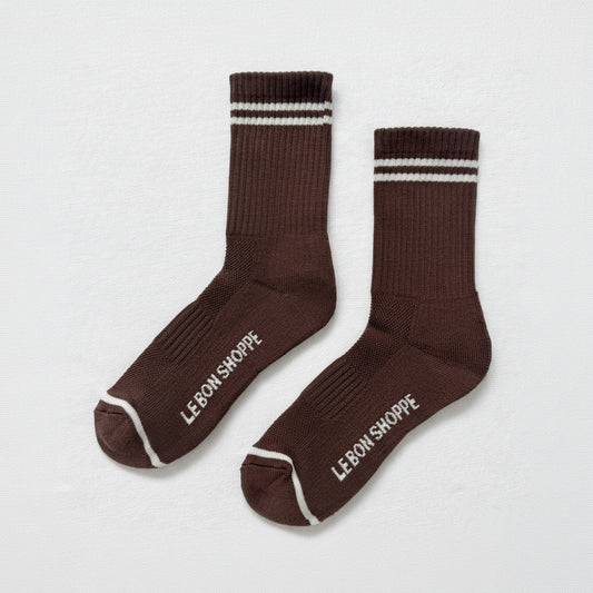 Boyfriend Socks - Wood