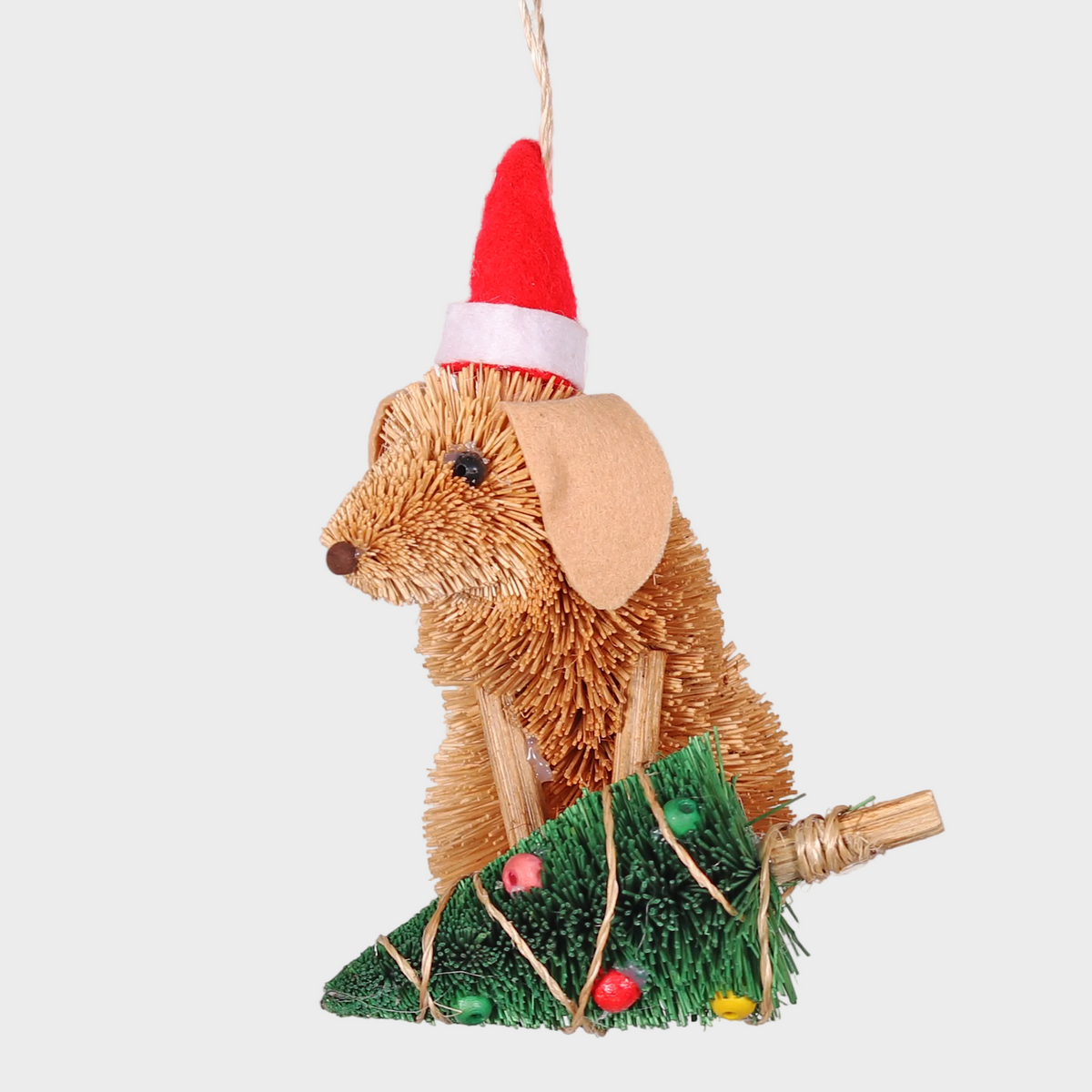 Bristle Golden Retriever Decoration