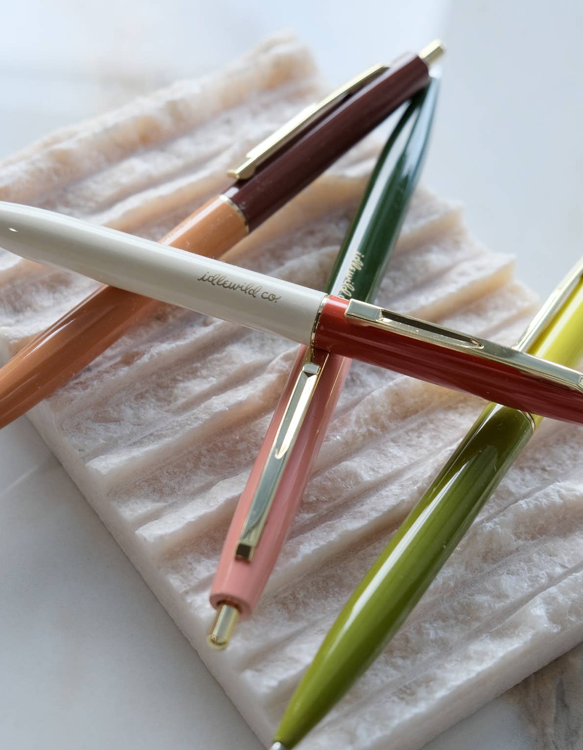 Retro Pen Set of Four - Desert Tones