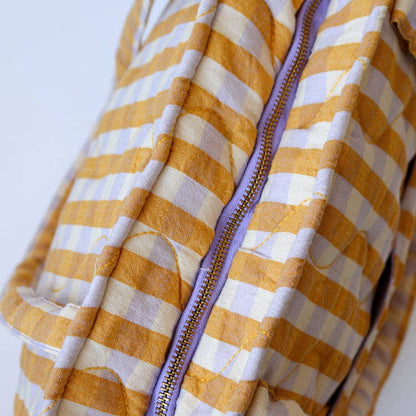 Mango Seersucker Quilted Bag