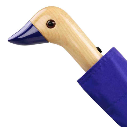 Compact Eco-Friendly Wind Resistant Duck Umbrella - Royal Blue