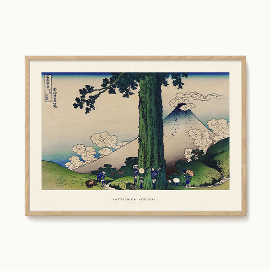 Katsushika Hokusai - Mishima Pass Print 30 x 40 cm