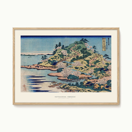 Katsushika Hokusai - Sesshu Ajigawguchi Print 30 x 40 cm