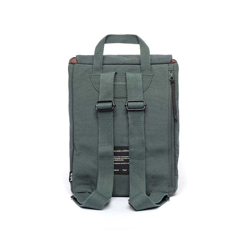 Kaut Mini Recycled Materials Backpack - Leaf