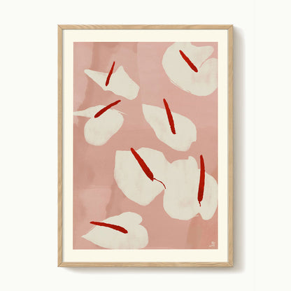 Sylvia - Anthurium Print 30 x 40 cm