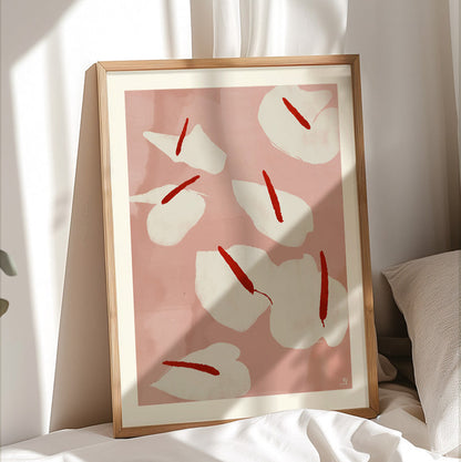 Sylvia - Anthurium Print 30 x 40 cm