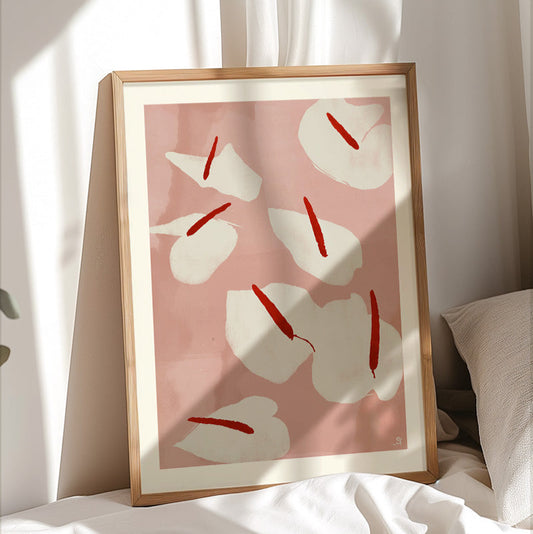 Sylvia - Anthurium Print 30 x 40 cm