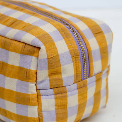 Mango Seersucker Dopp Kit