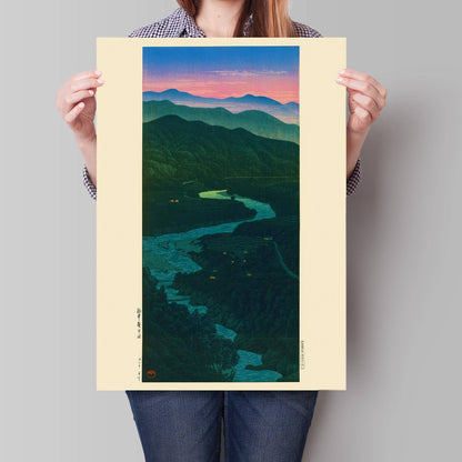Ioridani Pass by Kawase Hasui Print 30x40 cm