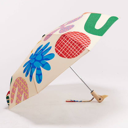 Compact Eco-Friendly Wind Resistant Duckhead Umbrella - Deli