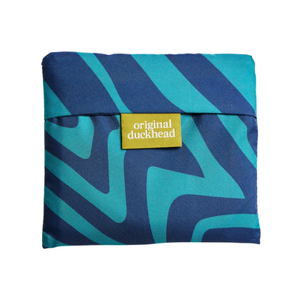 Swirl in Blue Reusable Eco Friendly Bag 100% Recycled