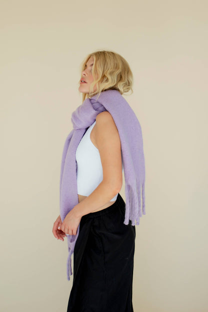 Recycled Materials Stockholm Scarf -Lavender