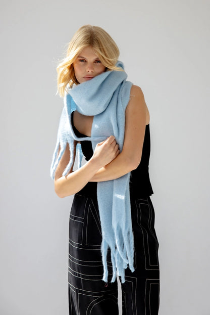 Recycled Materials Stockholm Scarf - Glacier Blue