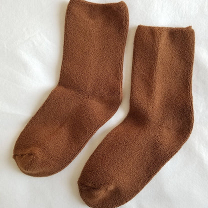 Cloud Socks in Sepia