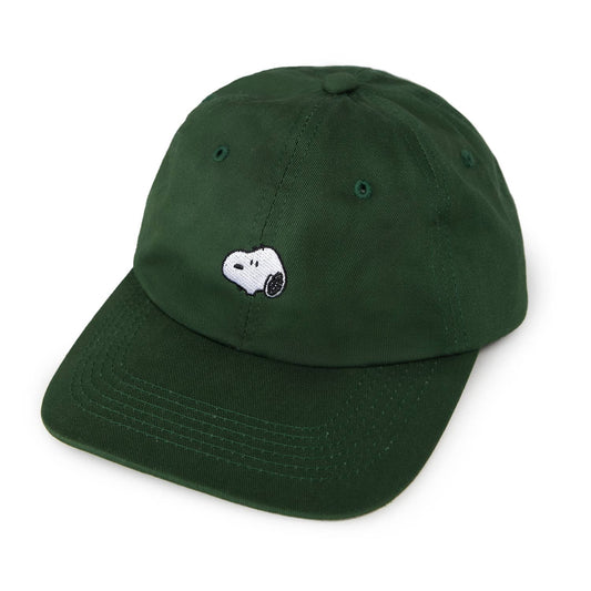 Snoopy Embroidered Dad Hat - Forest