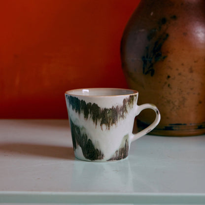 70s Ceramics Cappuccino Mug - Tide