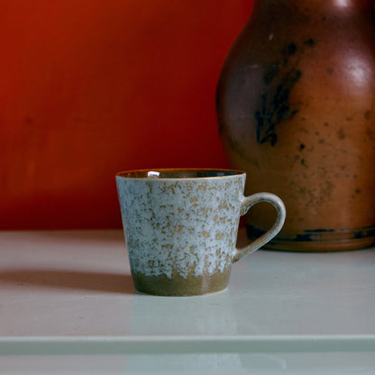 70s Ceramics Cappuccino Mug - Verdigris