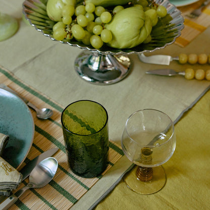 Tube High Glass - Olive Green