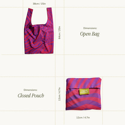 Swirl in Pink Reusable Eco Friendly Shopping Bag