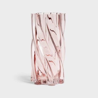 Marshmallow Pink Glass Vase