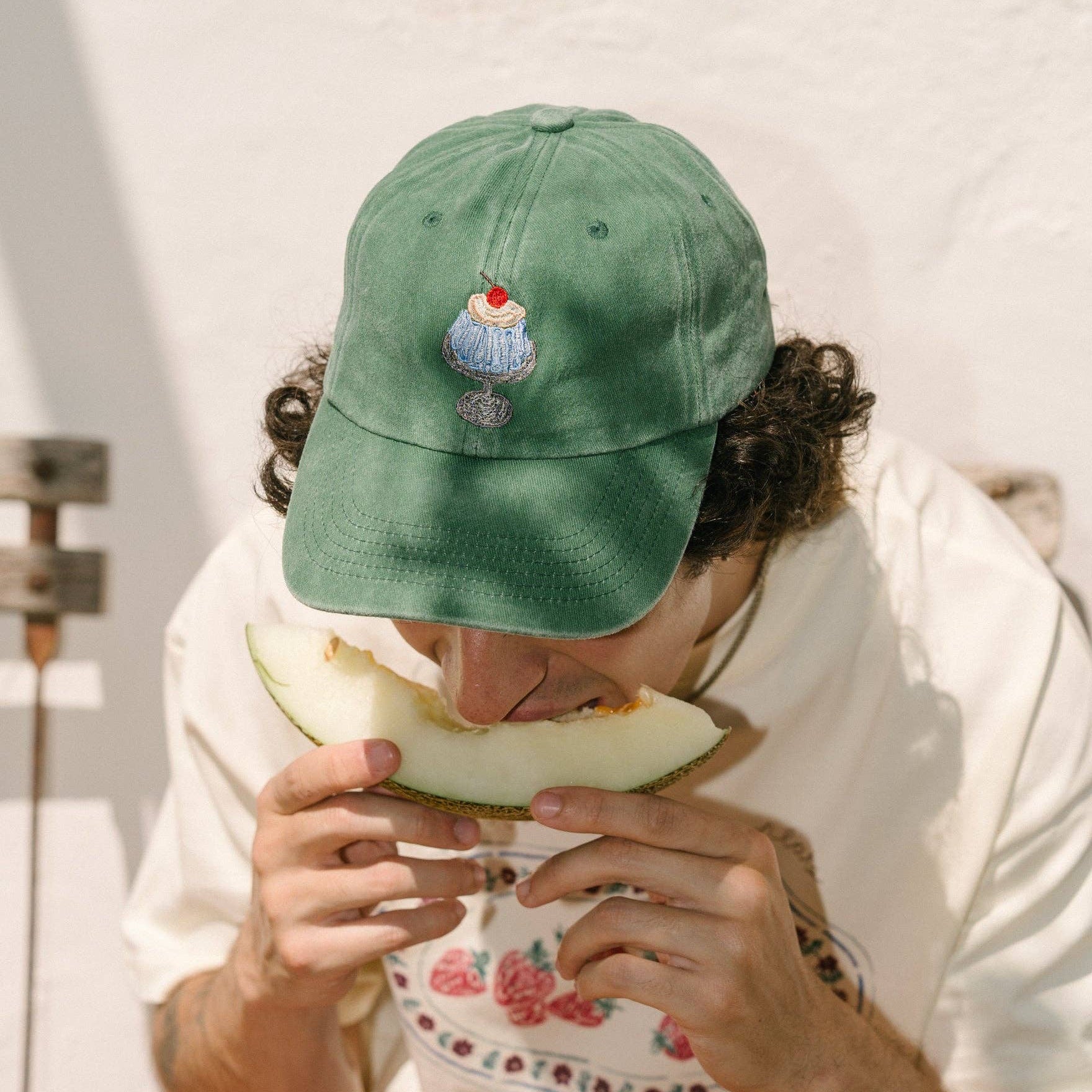 Cherry on Top Cap - Washed Green