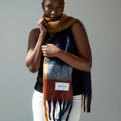 Recycled Materials Stockholm Scarf - Midnight Summer