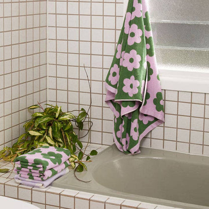 Flowerbed Hand Towel