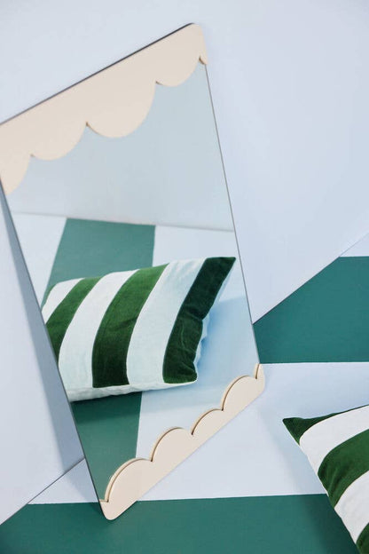 BYON Design Pillow Pathi Green & Light Blue