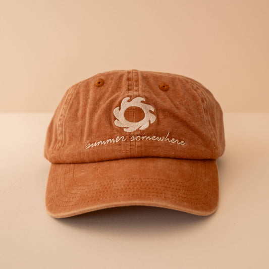 Summer Somewhere Embroidered Cap