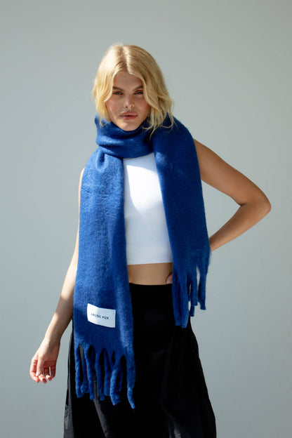 Recycled Materials Stockholm Scarf - Blue