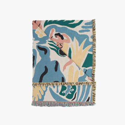 Kimbie Throw Blanket Wall Hanging by Slowdown Studio