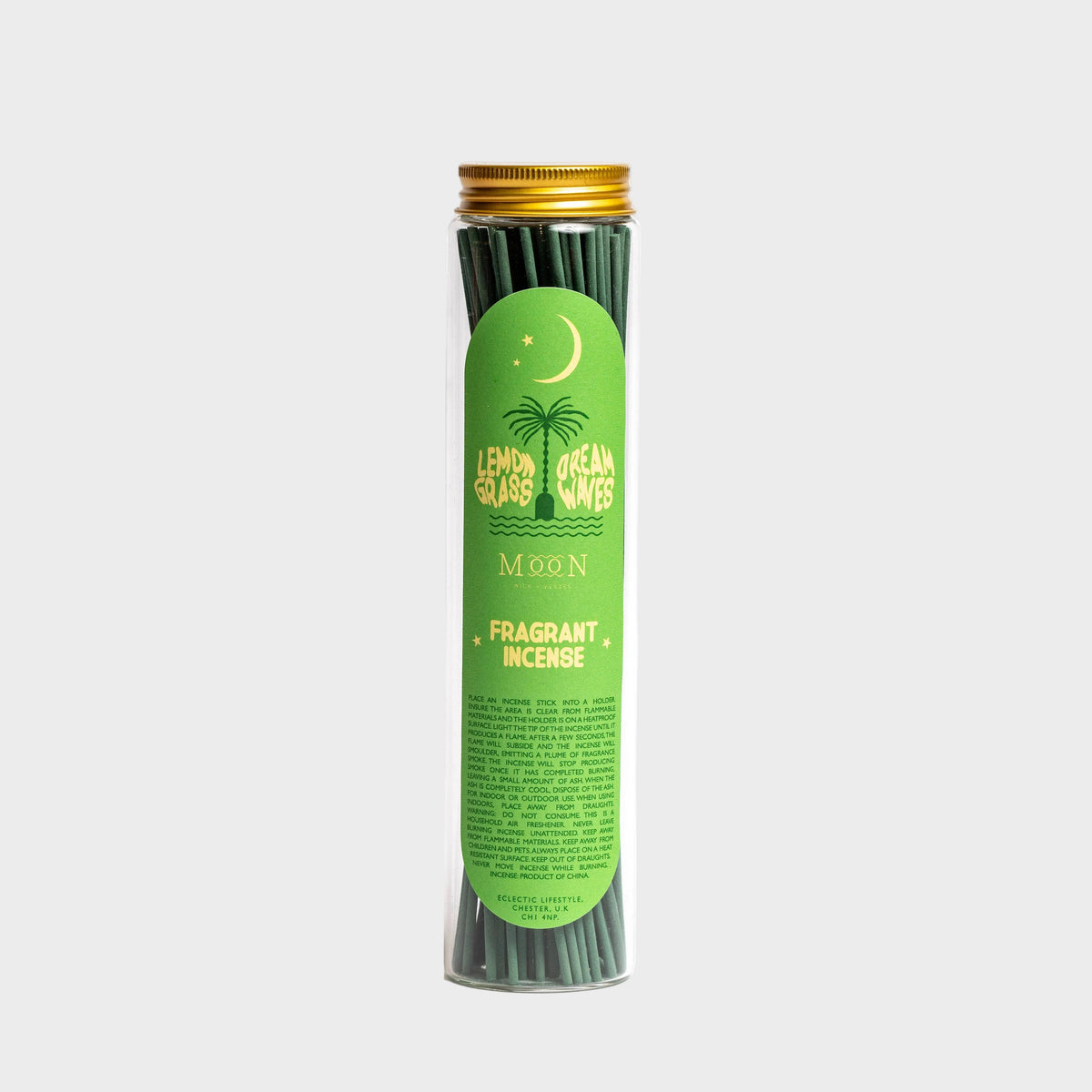 Lemongrass Dream Waves - 100 Incense Stick Jar