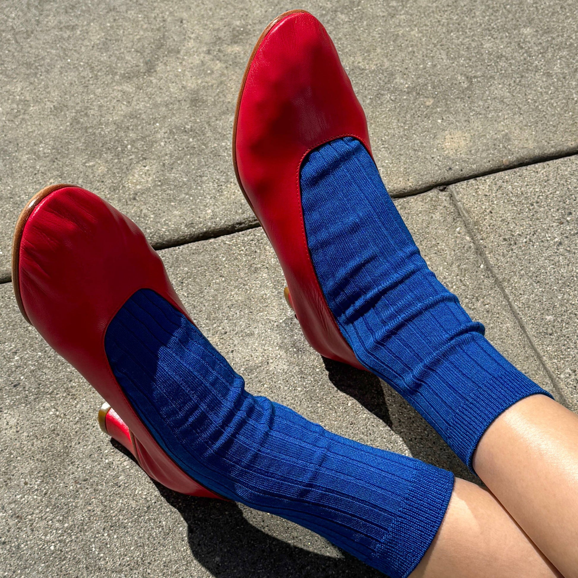 Her Socks MC Cotton - Cobalt