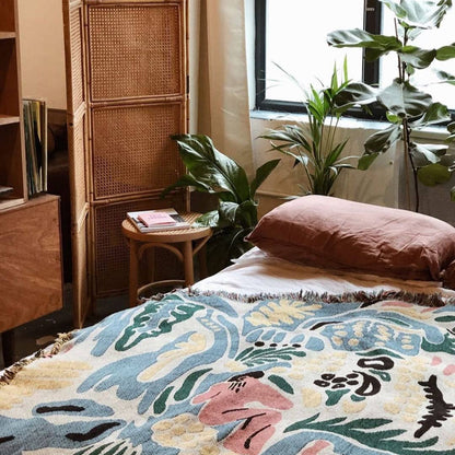Kimbie Throw Blanket Wall Hanging by Slowdown Studio