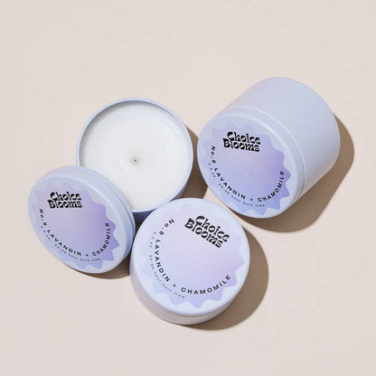 Mini Candle: White / No.5 Lavandin + Chamomile