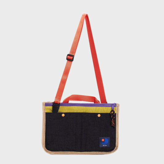 Candy Nylon 2nd Bag - Black/Ochre