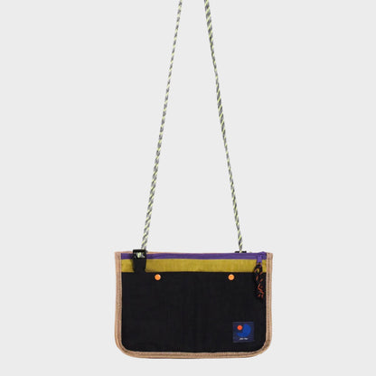 Candy Nylon 2nd Bag - Black/Ochre