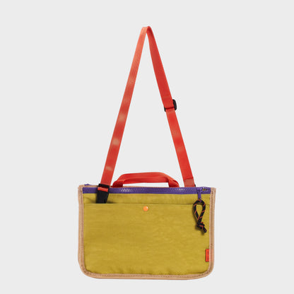Candy Nylon 2nd Bag - Black/Ochre
