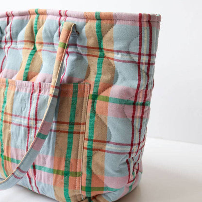 Confetti Plaid Quilted Bag