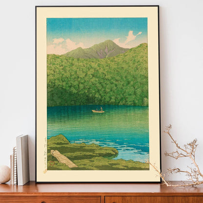 Morning Lake by Kawase Hasui Print 30x40 cm